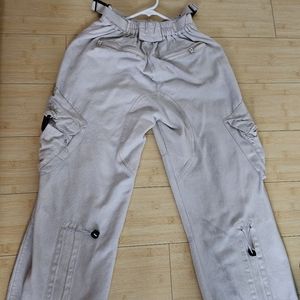 Beige Cargo Pants